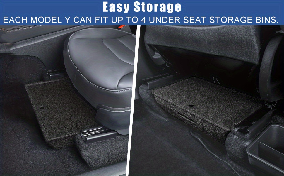 For Model Y 2021 2023 Under Seat Storage Box Drawer - Temu