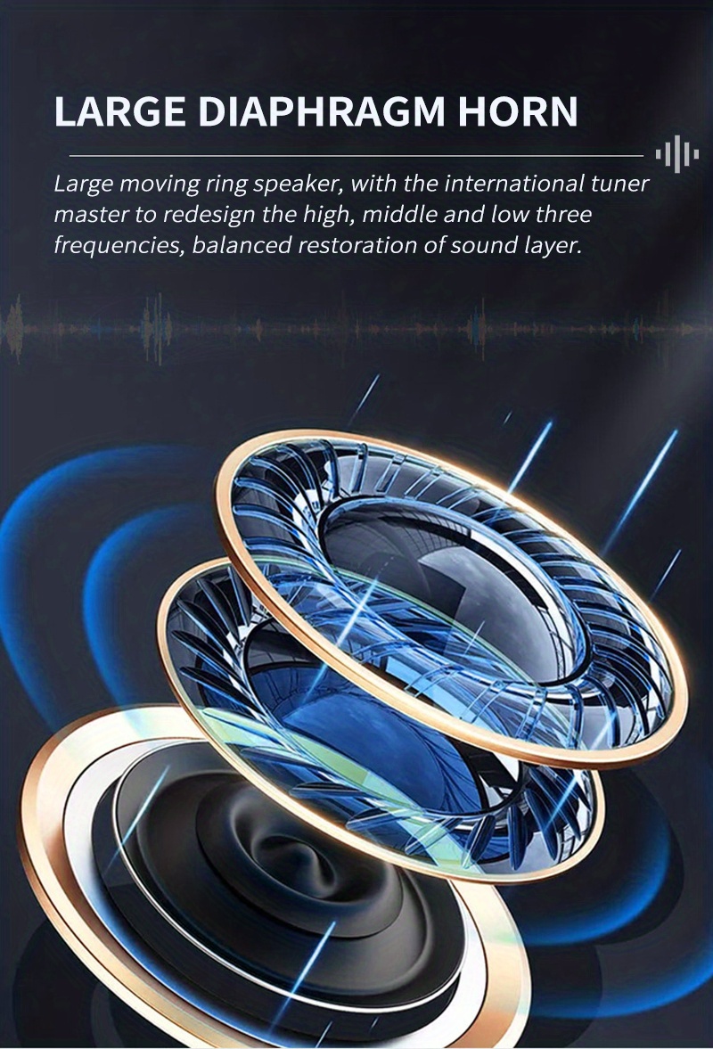 Wireless V5.3 Earphones Gaming Headset