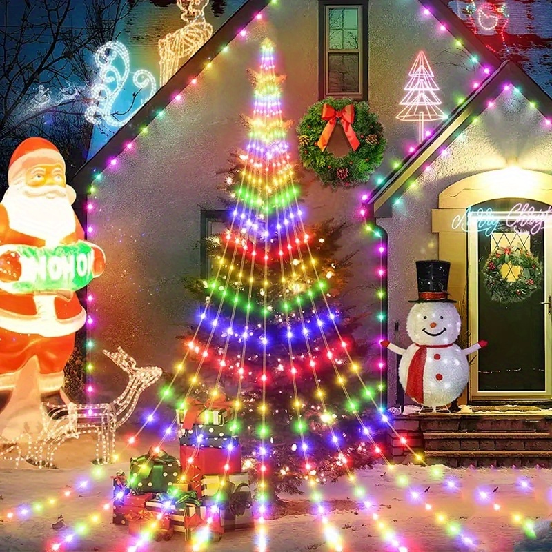 Smart Christmas Tree Lights IP65 Waterproof Multicolor Fairy Lights String  Remote Control for Christmas Home Yard Holiday Decor - AliExpress