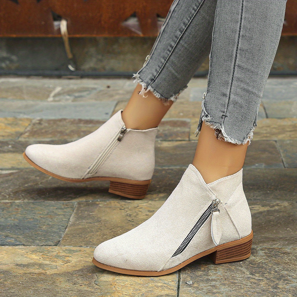 Simple ankle cheap boots