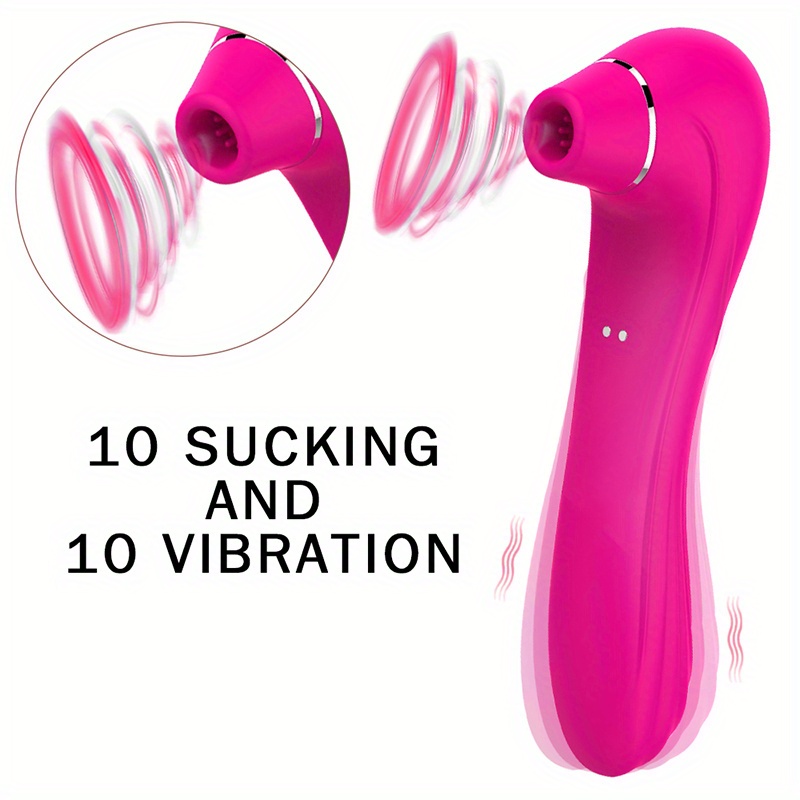 1pc Sucking Vibrator For Women Intense Suction Rechargeable Clit Sucker Nipple Stimulator Sex Toys For Women For Sex Clitoral Stimulator Sex Vibrator Adult Sex Toy For Women Solo Play Or Couples Fun