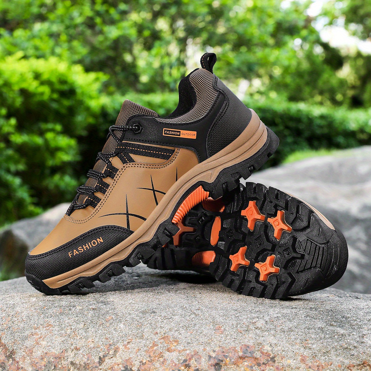Wear Resistance Thick Sole Non Slip Hiking Shoes Flat - Temu