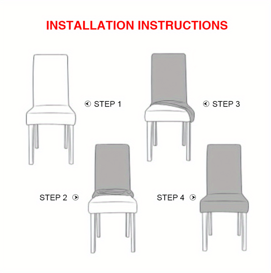 1pc Copertura Elastica Sedie Pranzo Casa Universale Semplice - Temu Italy