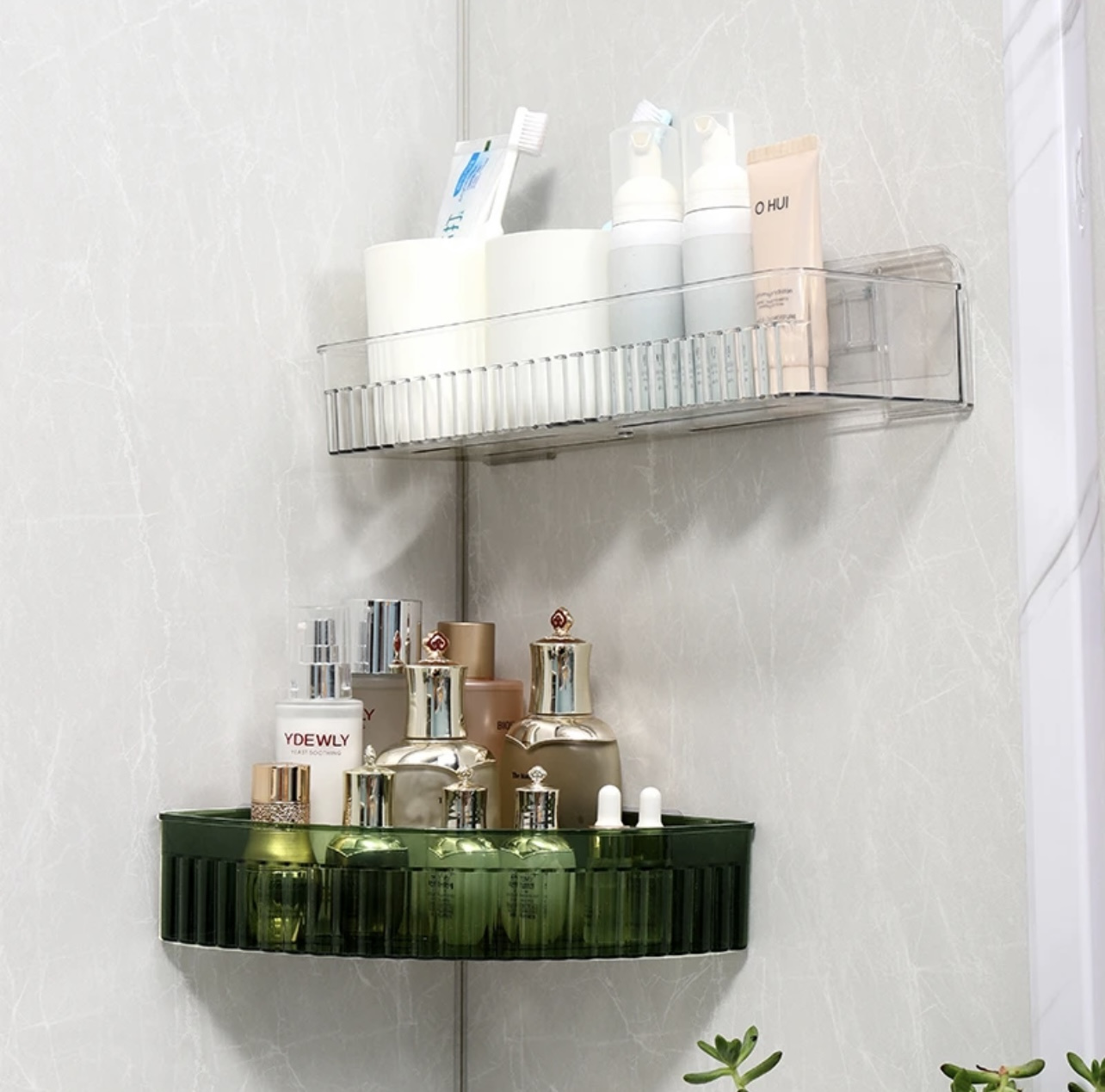 Bathroom Storage Rack Corner Shower Caddy Organizer Punch - Temu