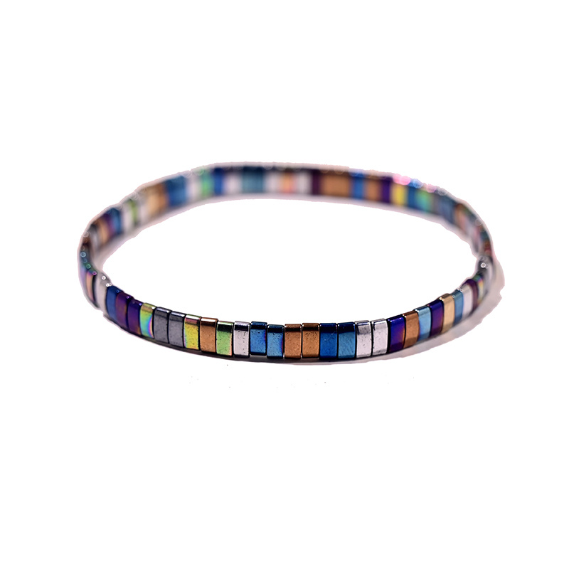 E-shop Miyuki Tila Perlen Charm Armbänder Schmuck für Frauen Sommer Strand Handgemacht Hämattin Verstellbare Mode Ketten Schmuck Pulseras Mujer