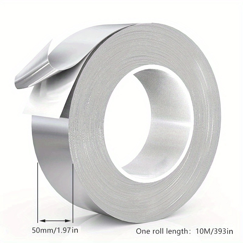 Cinta de aluminio con adhesivo acrílico 50mm 10mt