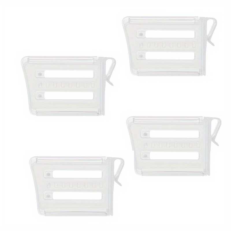 2pcs Refrigerator Separation Clamp Plate Organizer, Adjustable &  Extendable, Snap-on Grid Divider With Free Positioning