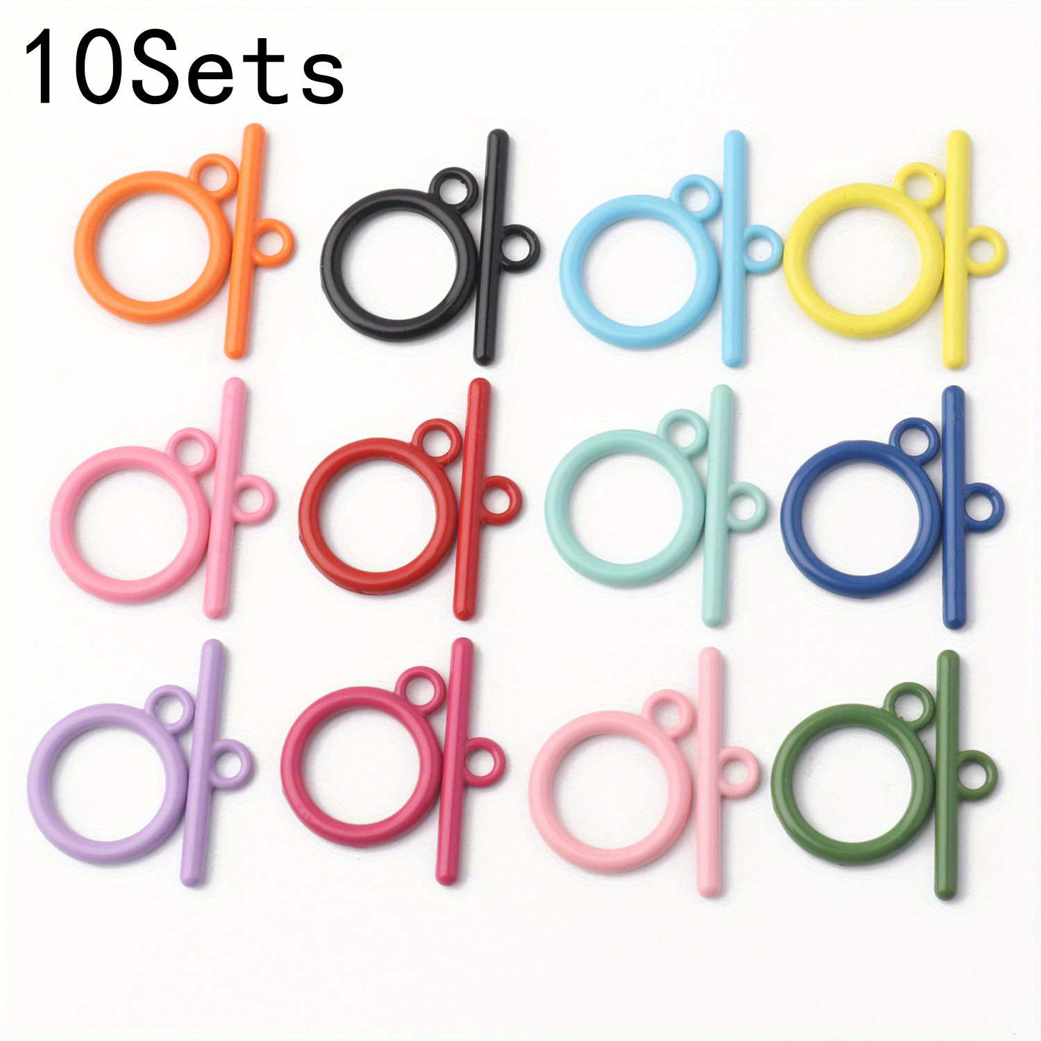 10sets Gold Color Stainless Steel Snap-on Clasps for Bracelets Necklace  Jewelry Making DIY Fastener Hooks