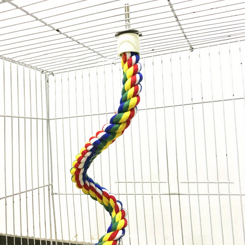 Bird Rope Perches Parrot Rope Stand Stick Bird Toy Climbing Temu