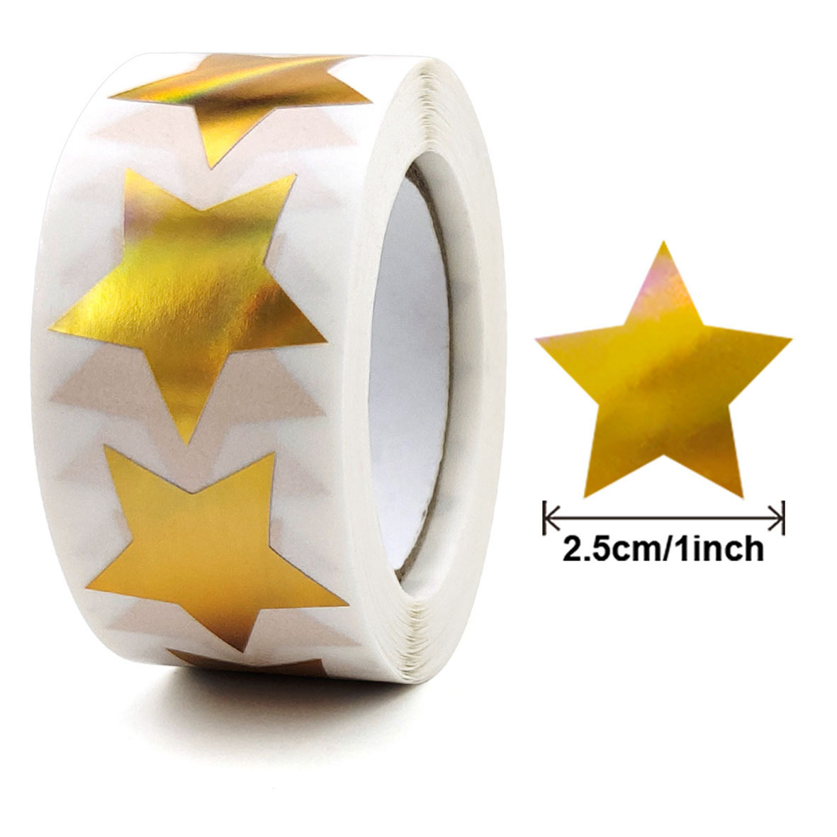 Gold Foil Star Stickers, Gold Star Stickers