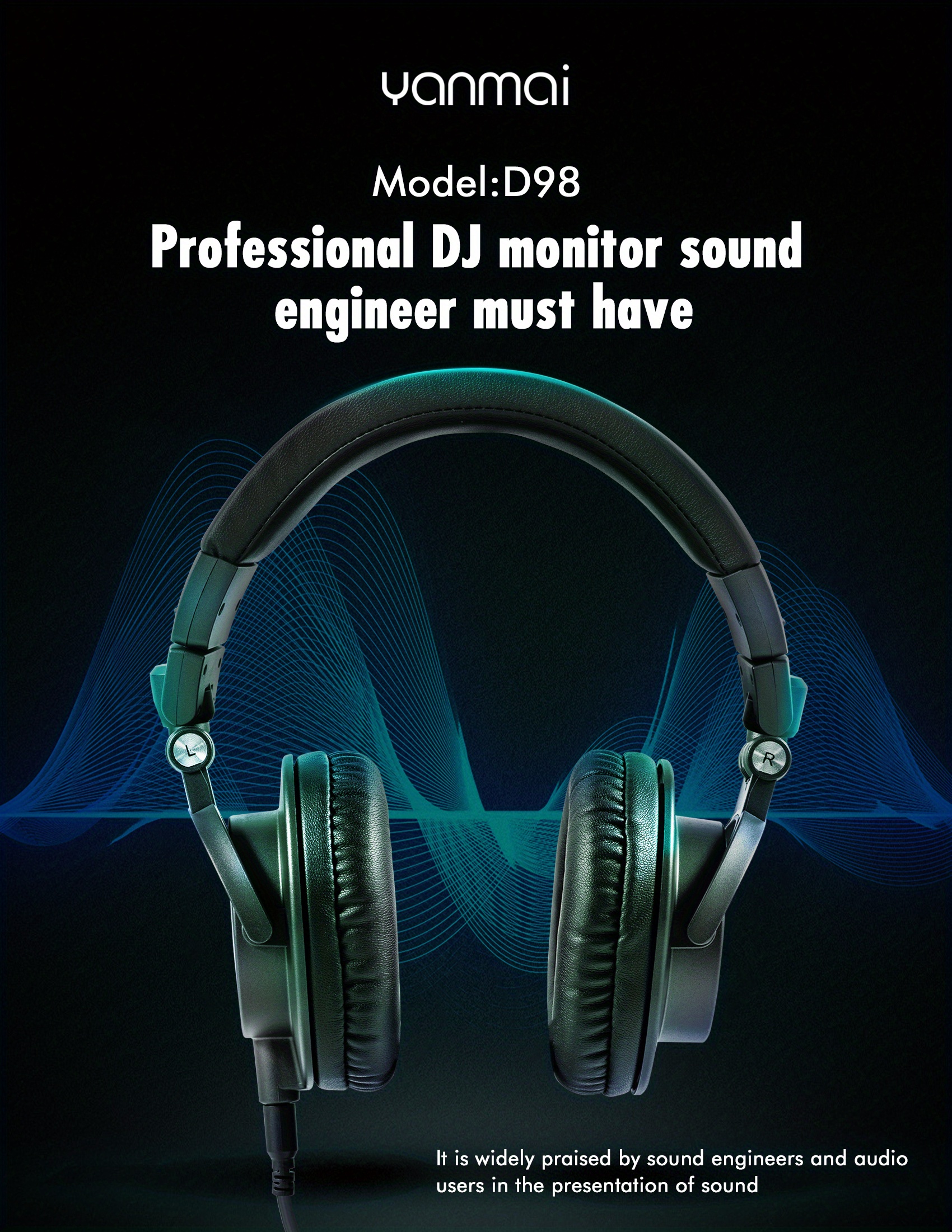 Profesional DJ Studio Monitor Auriculares Auriculares para juegos