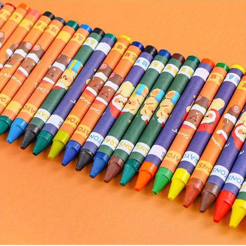 12pcs Crayons Classic Colors Crayons Kids School Crayons - Temu