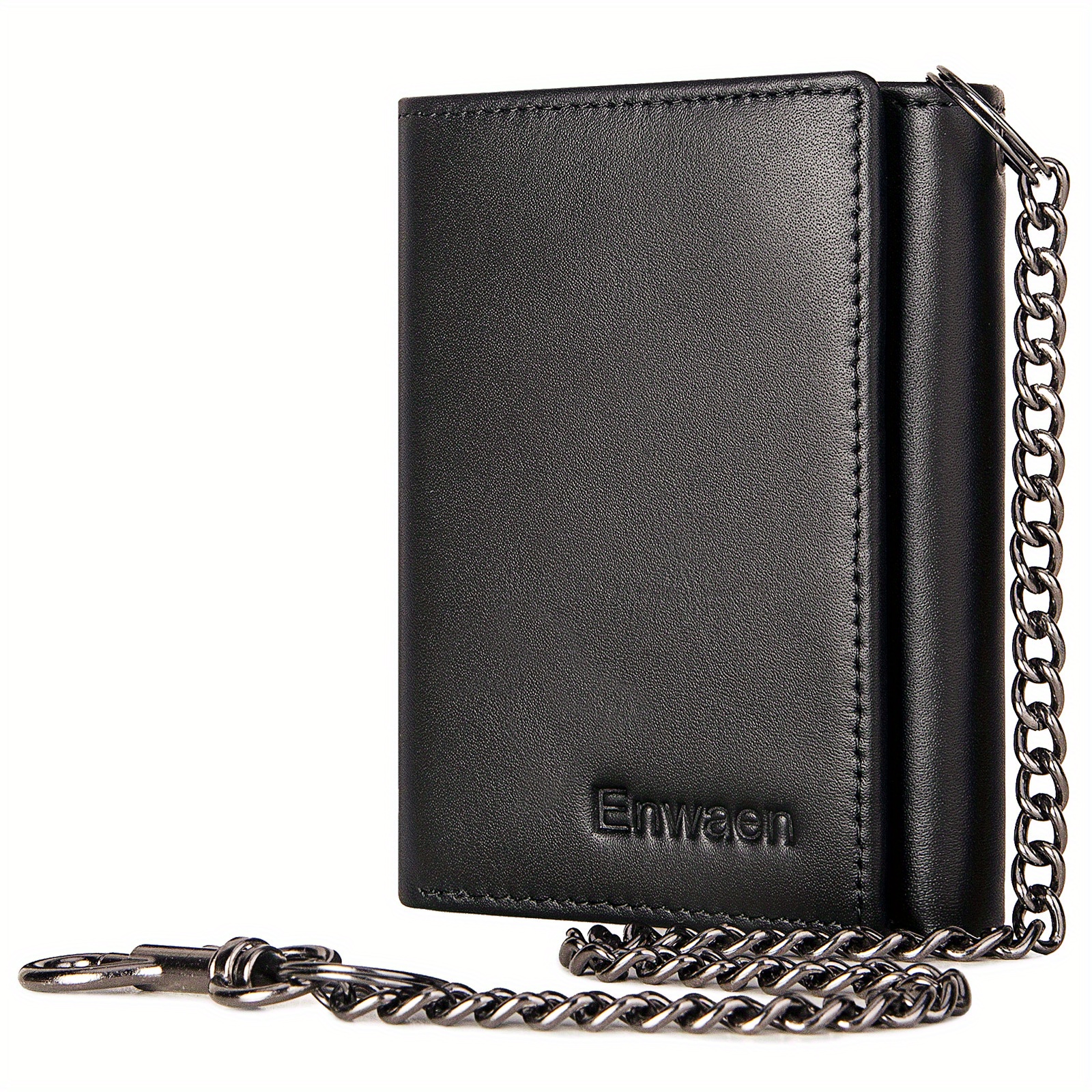 Mens Leather Wallet With Chain