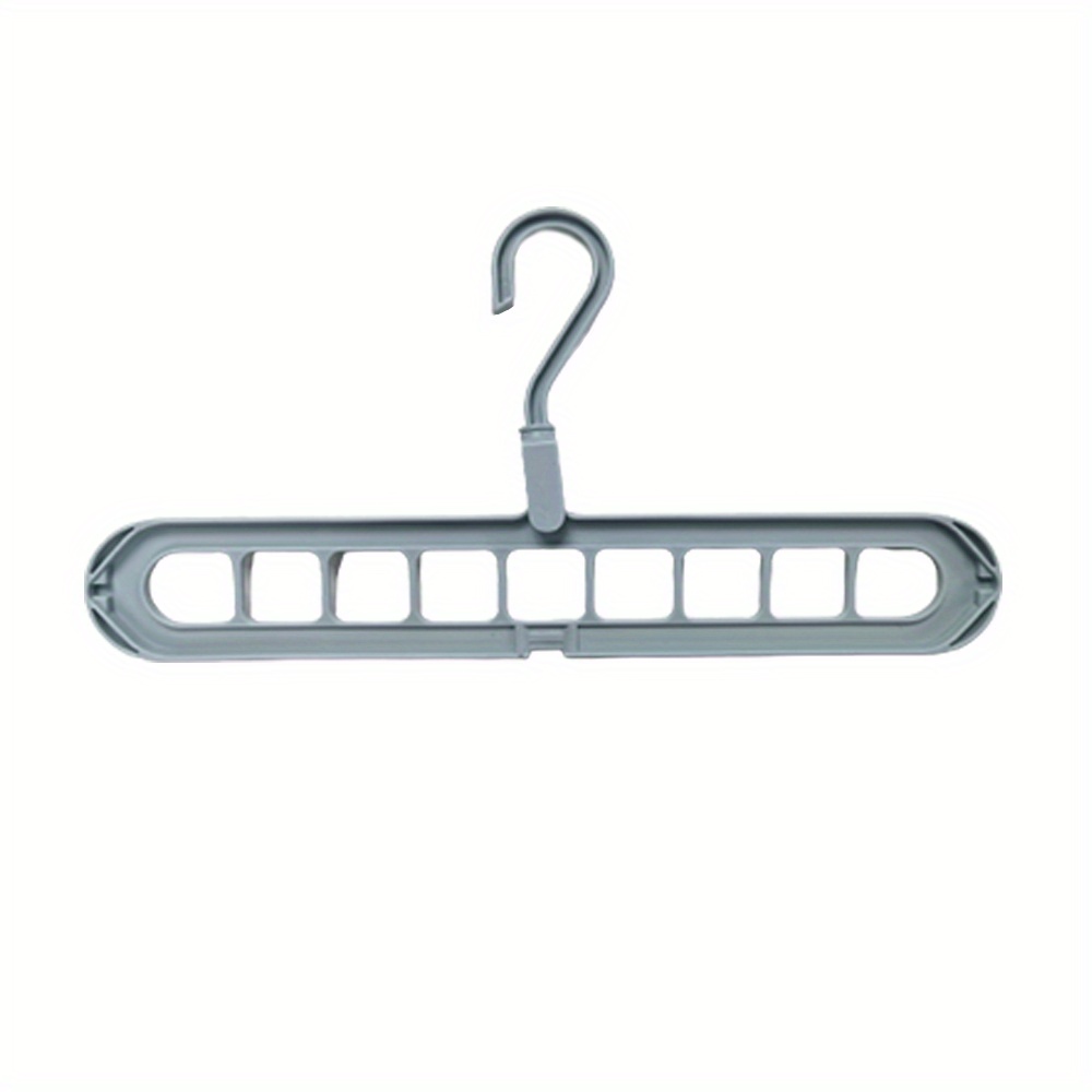 9-Hole Multifunctional Clothes Hanger for Wardrobe Organization