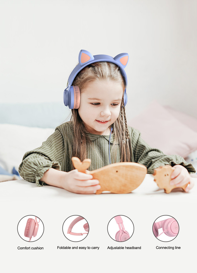 Kids Earphones Pink