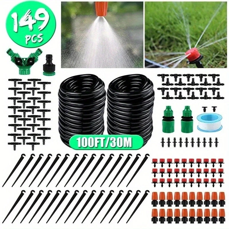 Adjustable Automatic Drip Irrigation Kit Diy Automatic Temu