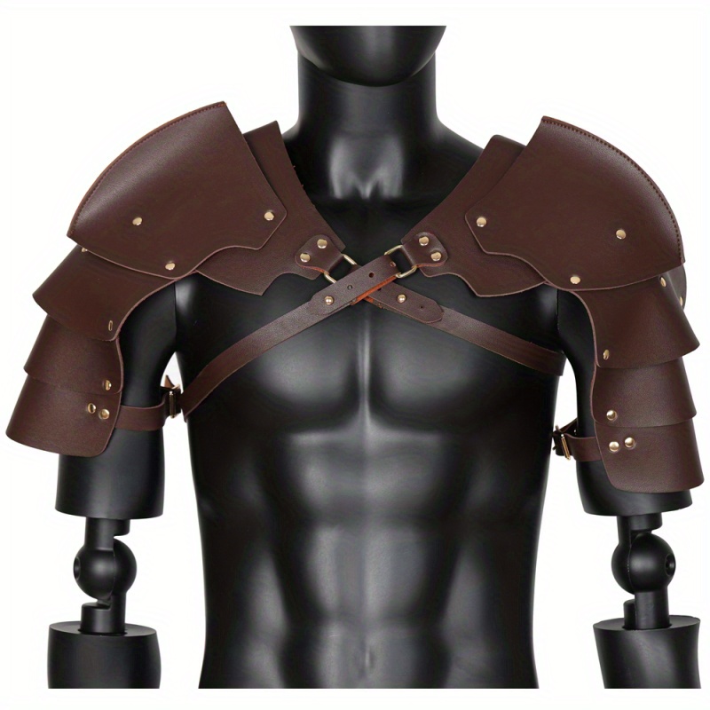 Steampunk Adjustable Men's Shoulder Faux Leather Chest - Temu