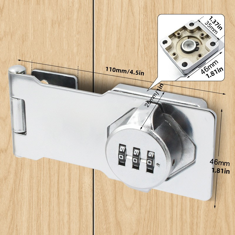 Locker Double Door Cabinet Lock, Combination Lock Cabinet