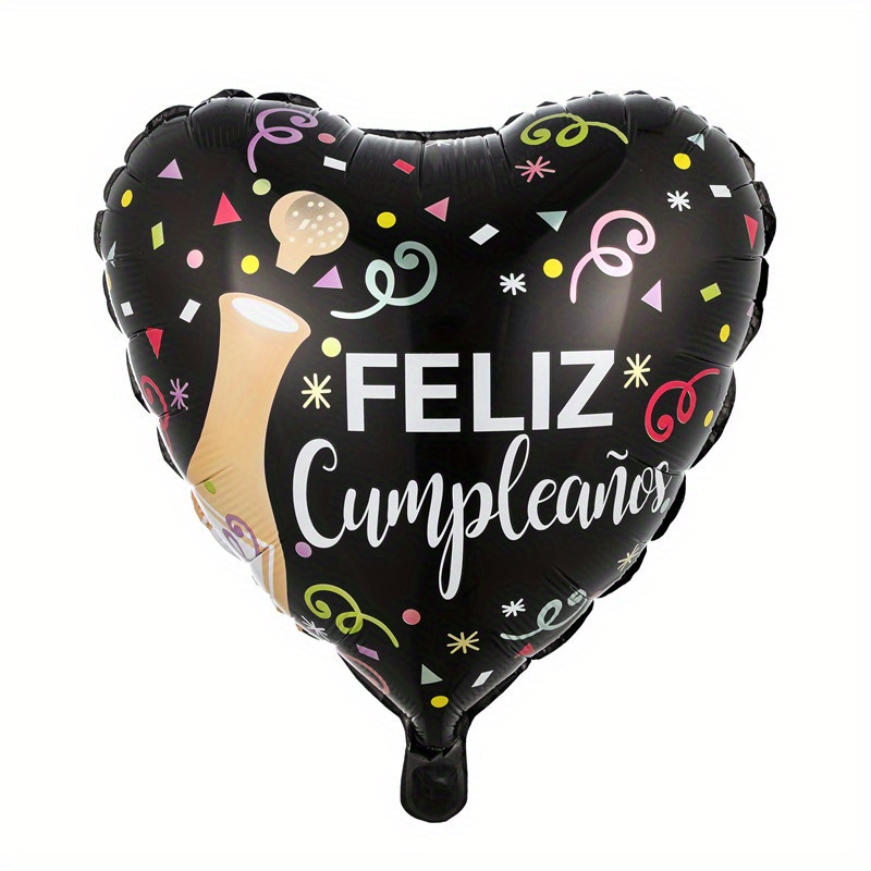 18 Spanish Birthday Foil Balloons Perfect Feliz Cumpleanos - Temu