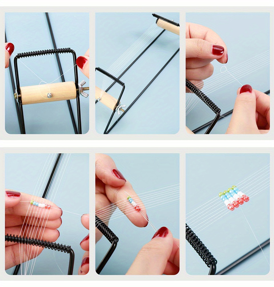 Portable Hand Knitting Machine Embellishment Knit Loom With - Temu