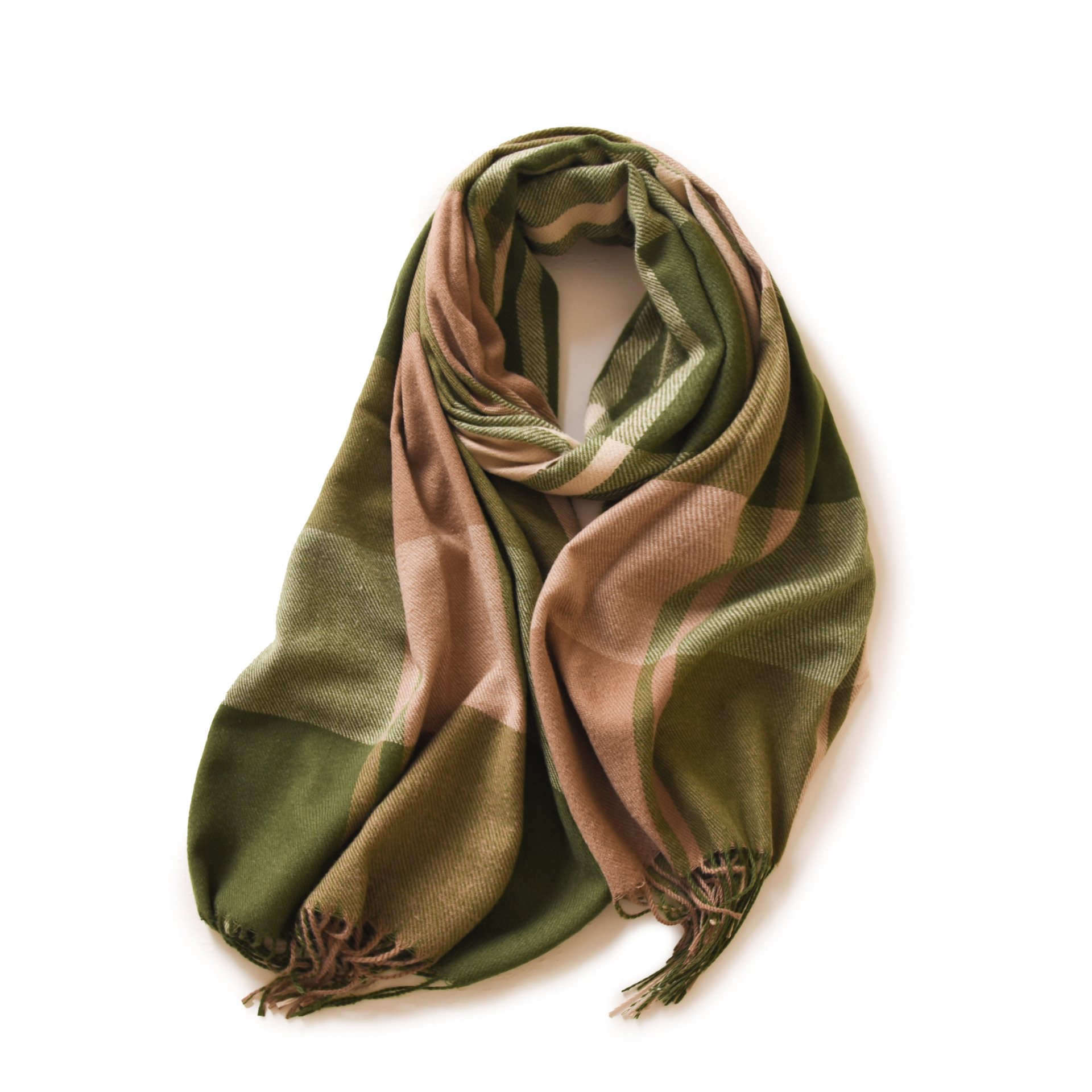 Cashmere Autumn Winter Girls Women s Warm Plaid Scarf Temu