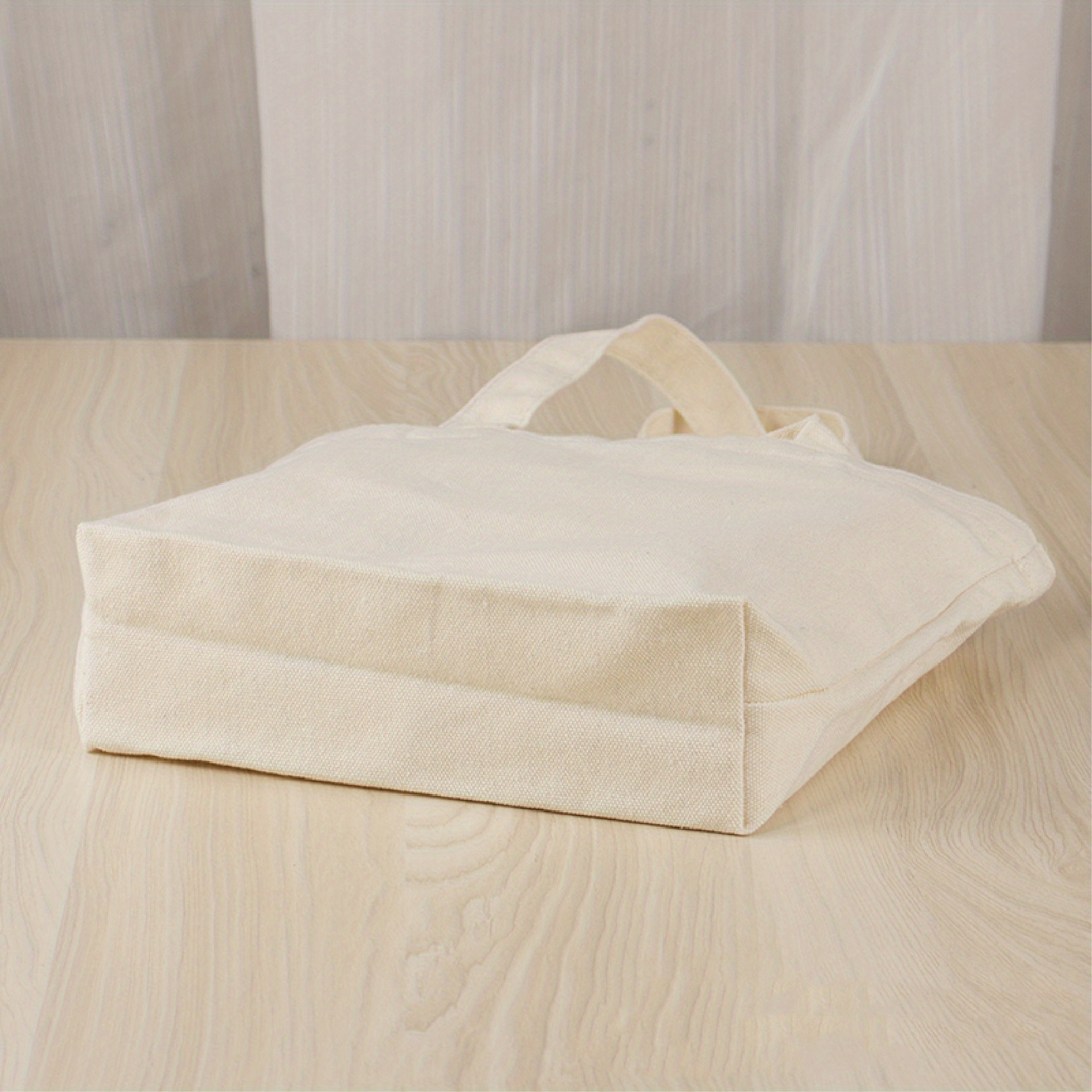 Shopping Bag Set Blank Canvas Tote Bag Reusable Gift - Temu