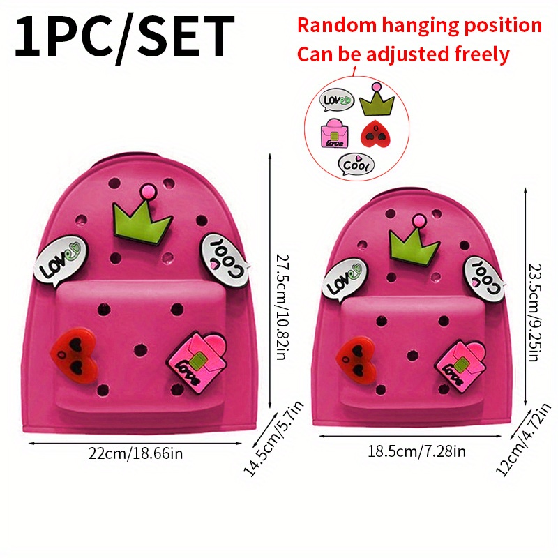 Portable Waterproof Mini Silicone Backpack Charm Outdoor Temu