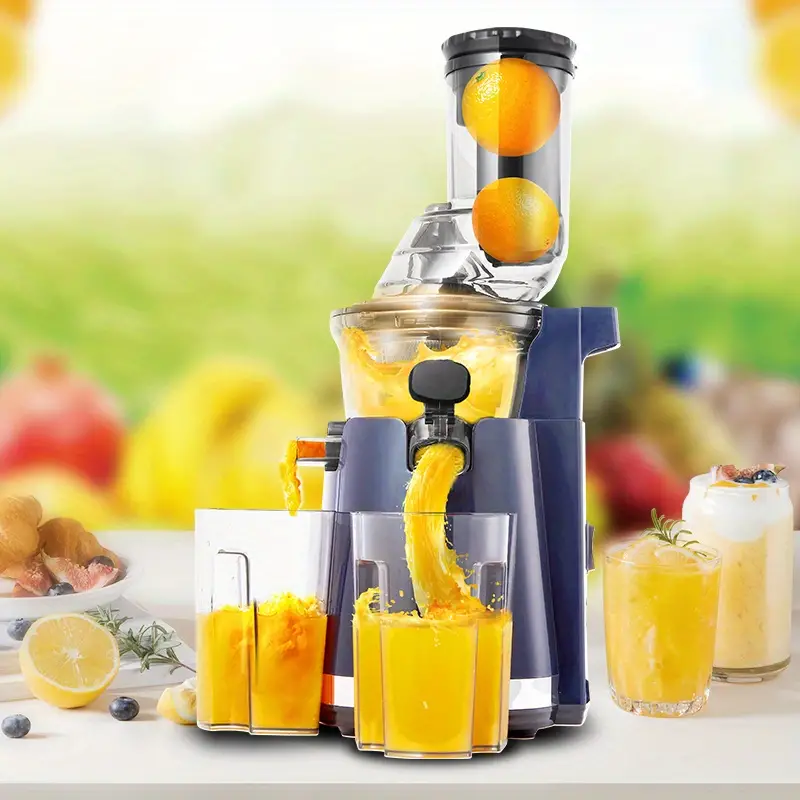 Us Plug Carrot Slow Juicer, Matte Black Juicer, Slow Juicer Cold Press With  Wide Feed Trough, Vegetable And Fruit, Home Juicer With Brush, Easy To  Clean, Thick Filter With Juice , Tofu