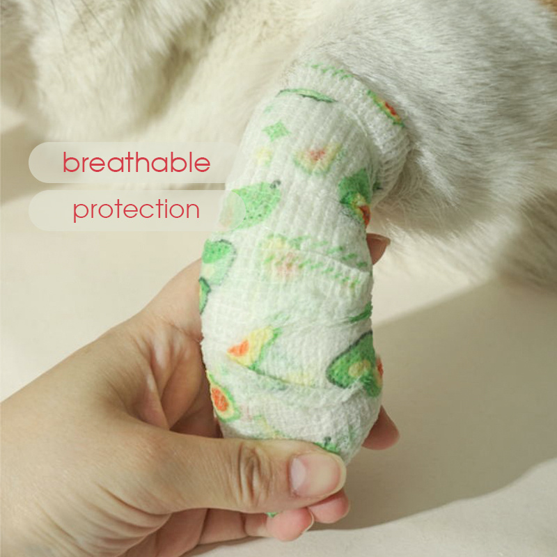 Pet Self adhesive Bandage Graphic Pattern Portable - Temu Canada