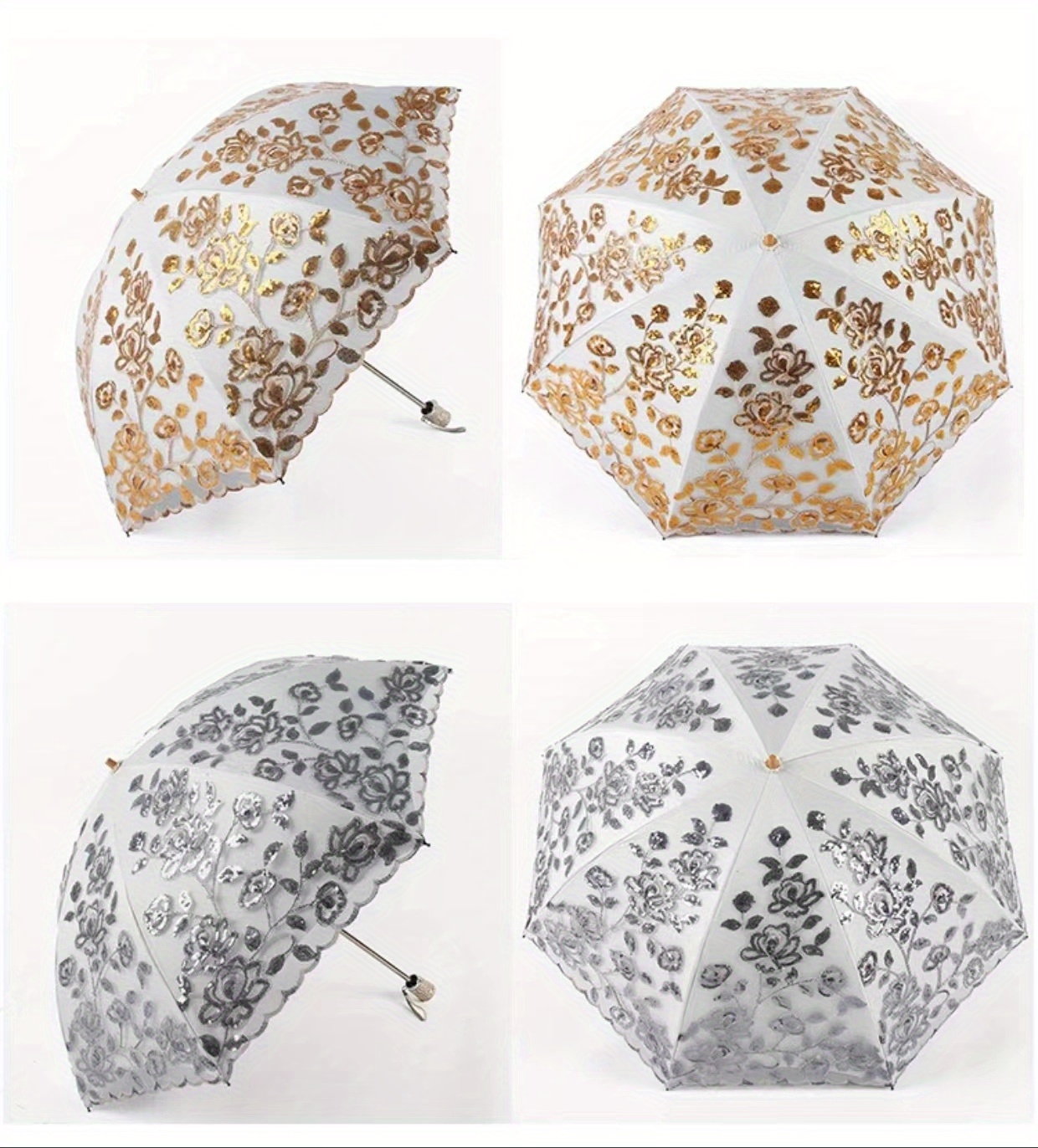 Lace Parasol Princess Umbrella Art Umbrella Uv Sunshade Temu Australia 3233