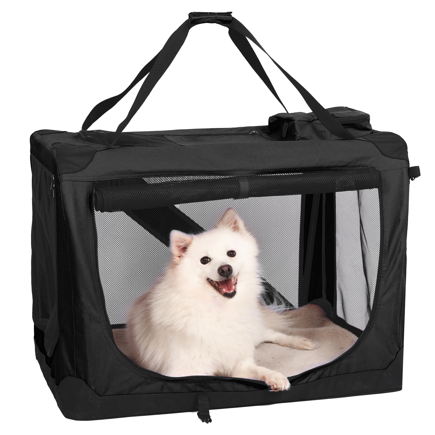 Portable Pet Cage Outdoor Camping Folding Dog Crate Travel - Temu