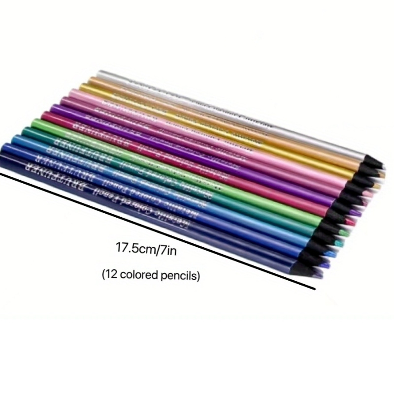 12 Colors Of Colored Pencils Water soluble Colored Lead - Temu