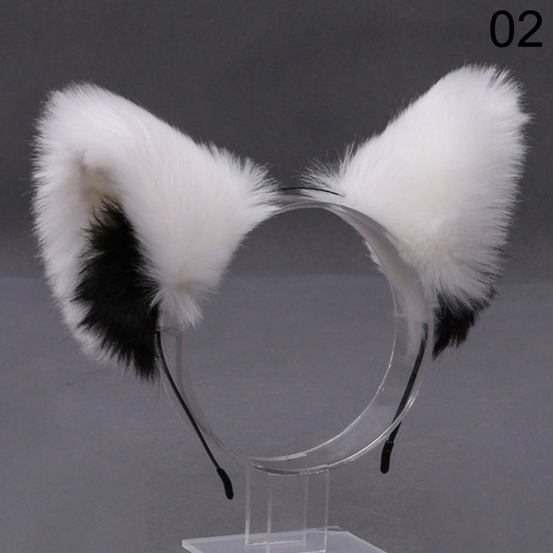 Anime Cute Fluffy Cat Ear Headband