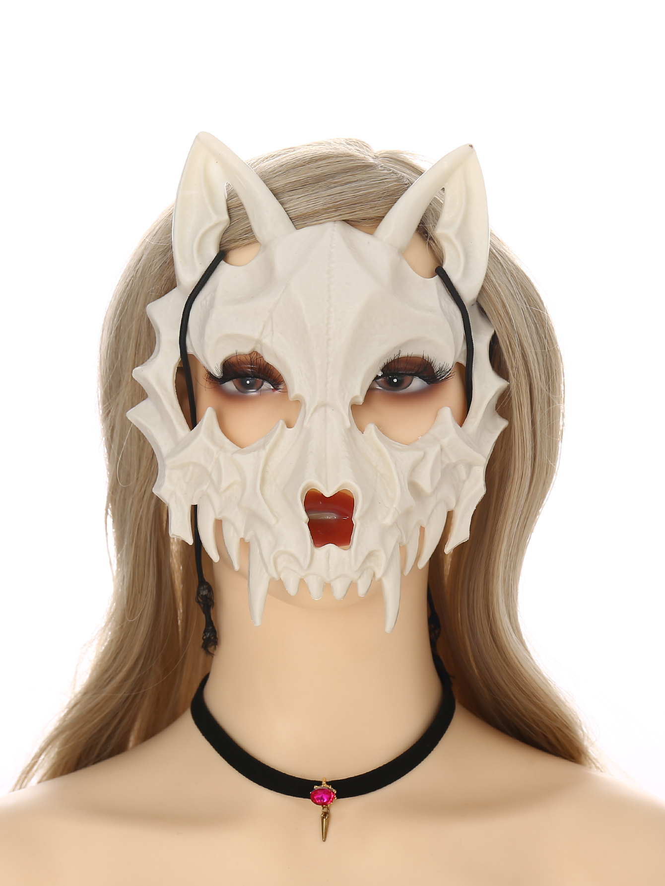 Skull shaped Mask Plastic Masquerade Party Role playing Mask - Temu