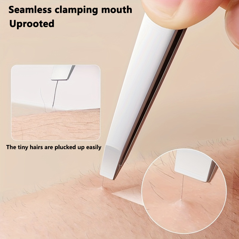 Stainless Steel Eyebrow Clip Set Ingrown Hair Removal Tool Temu