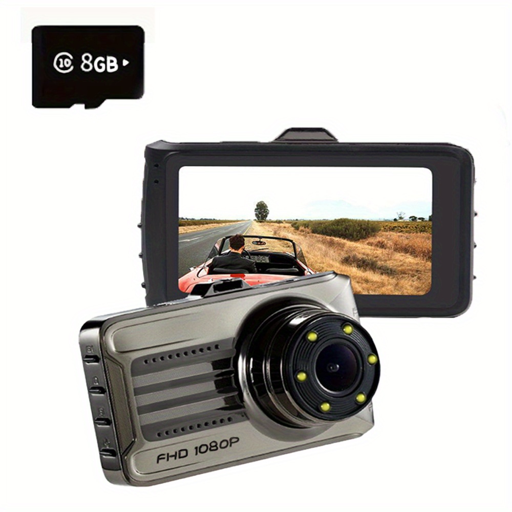 Dash Cam [Universale] - Telecamera per Auto, 1080p, Display 3, Angolo  Ripresa da 170°, Micro SD