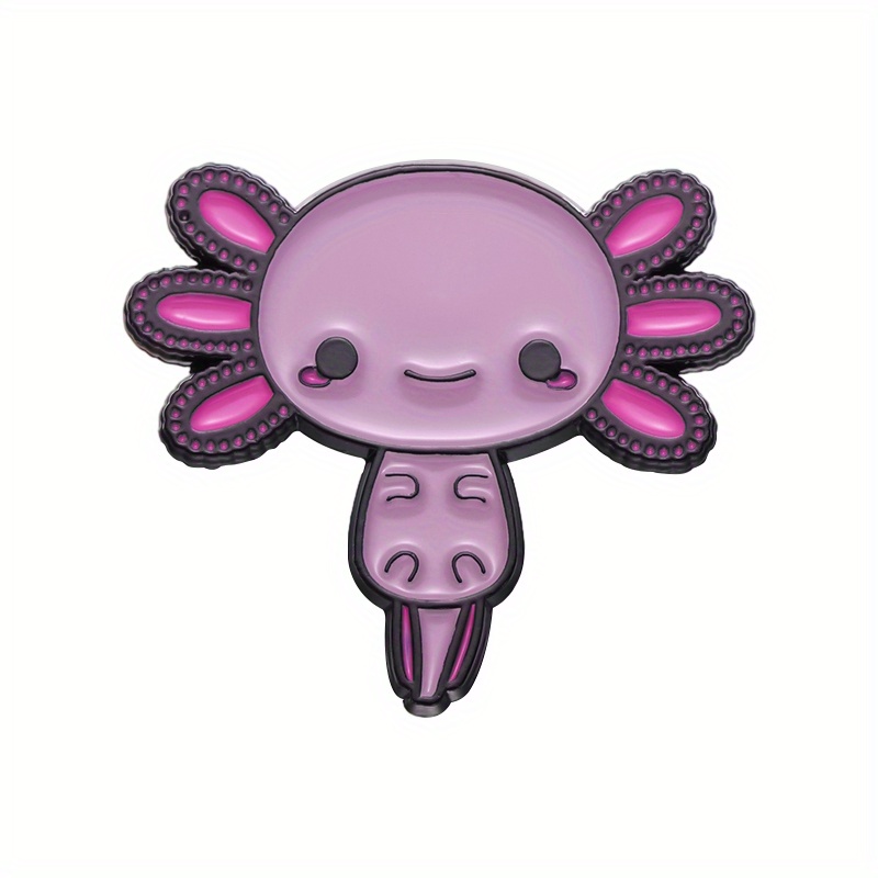 Personalized Axolotl Birthday Party Favor Stickers Girls Pink 