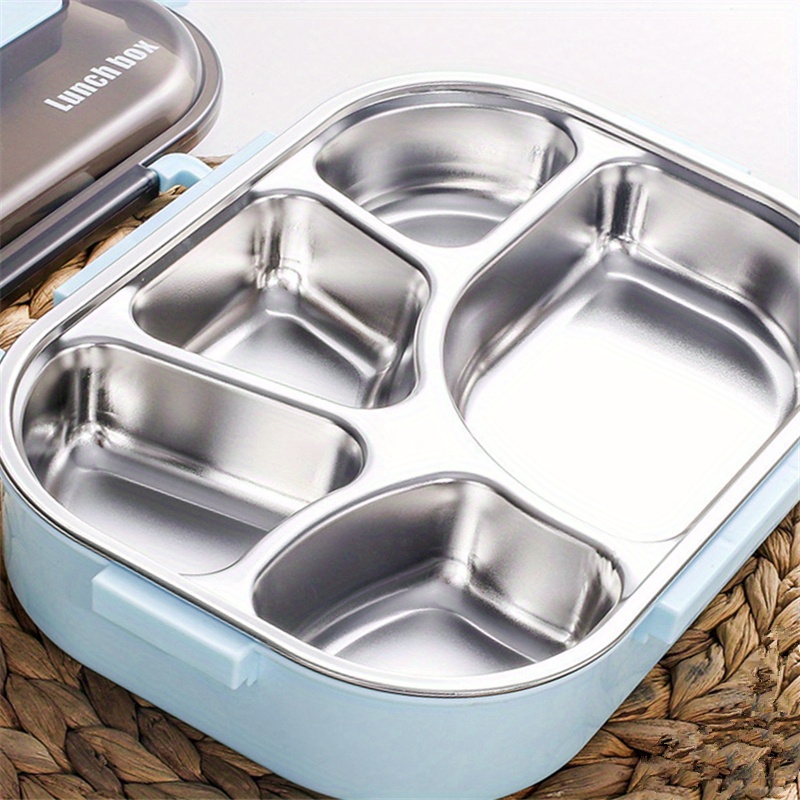 5 Compartment Stainless Lunch Box