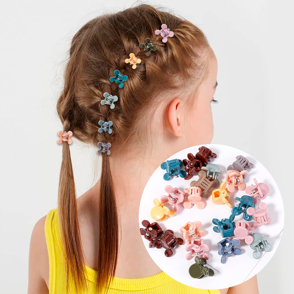 a pack small hair grabbing clips clips cute bangs hair 