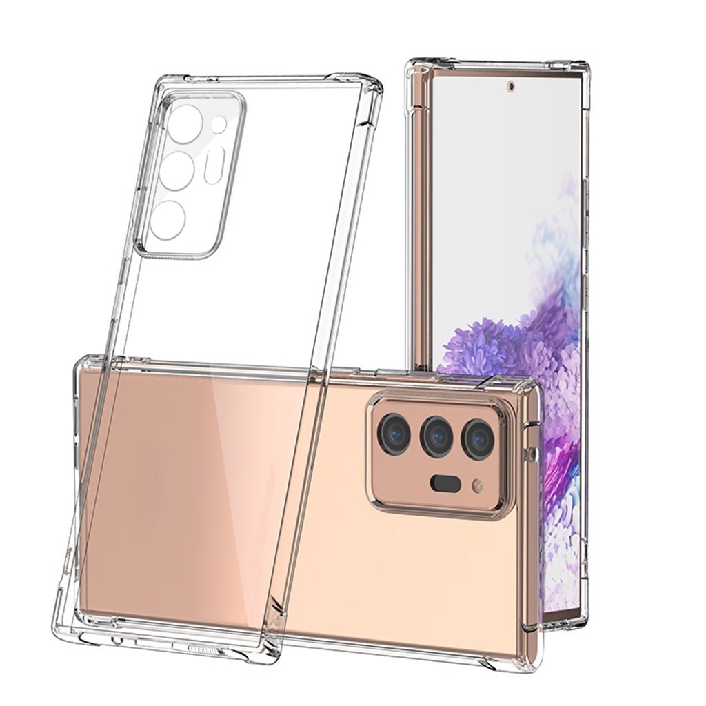 Transparent Cover For For Galaxy Note 10, Note 10+, Note 20, And Note 20 Ultra Shock-resistant.
