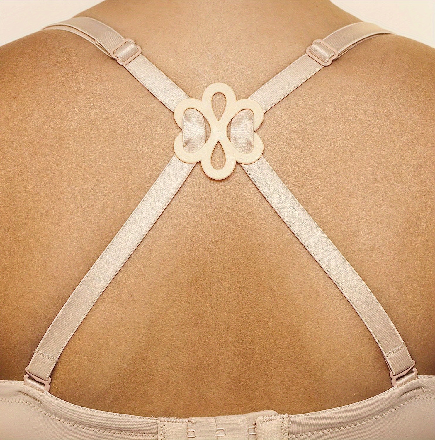 Bra Strap Clips, 8pcs Racer Back Bra Clip Anti-slip Bra Strap