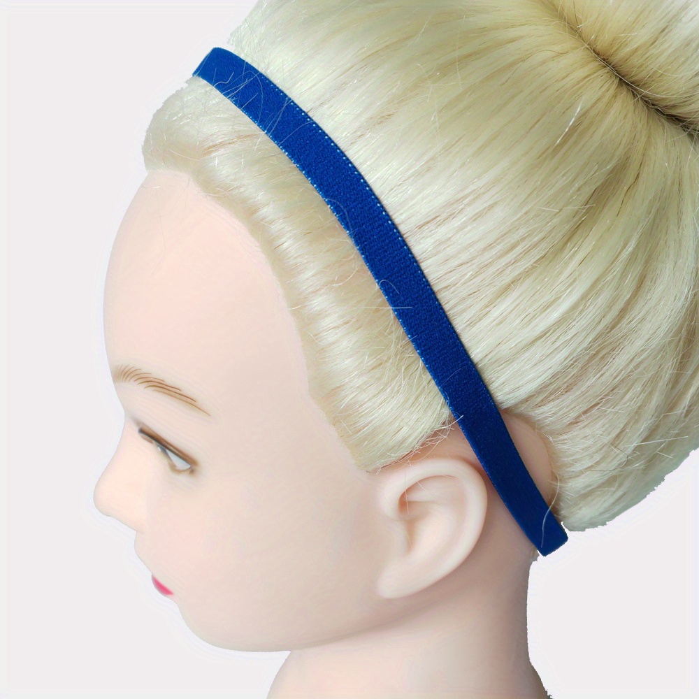 Unisex Sports Elastic Hair Band Headband Rubber Anti-Slip Hair Bands  Headwear 