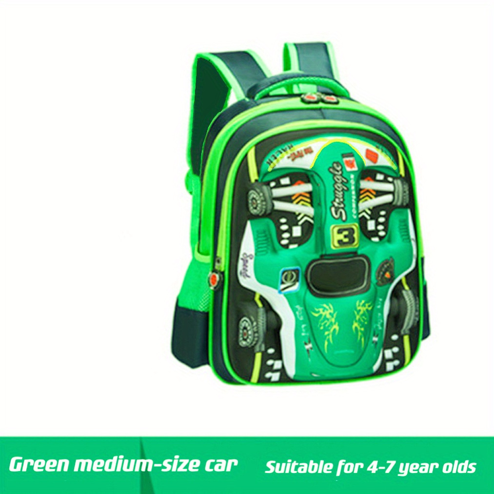 Boys' Children's Backpack Spine Protection Schoolbag