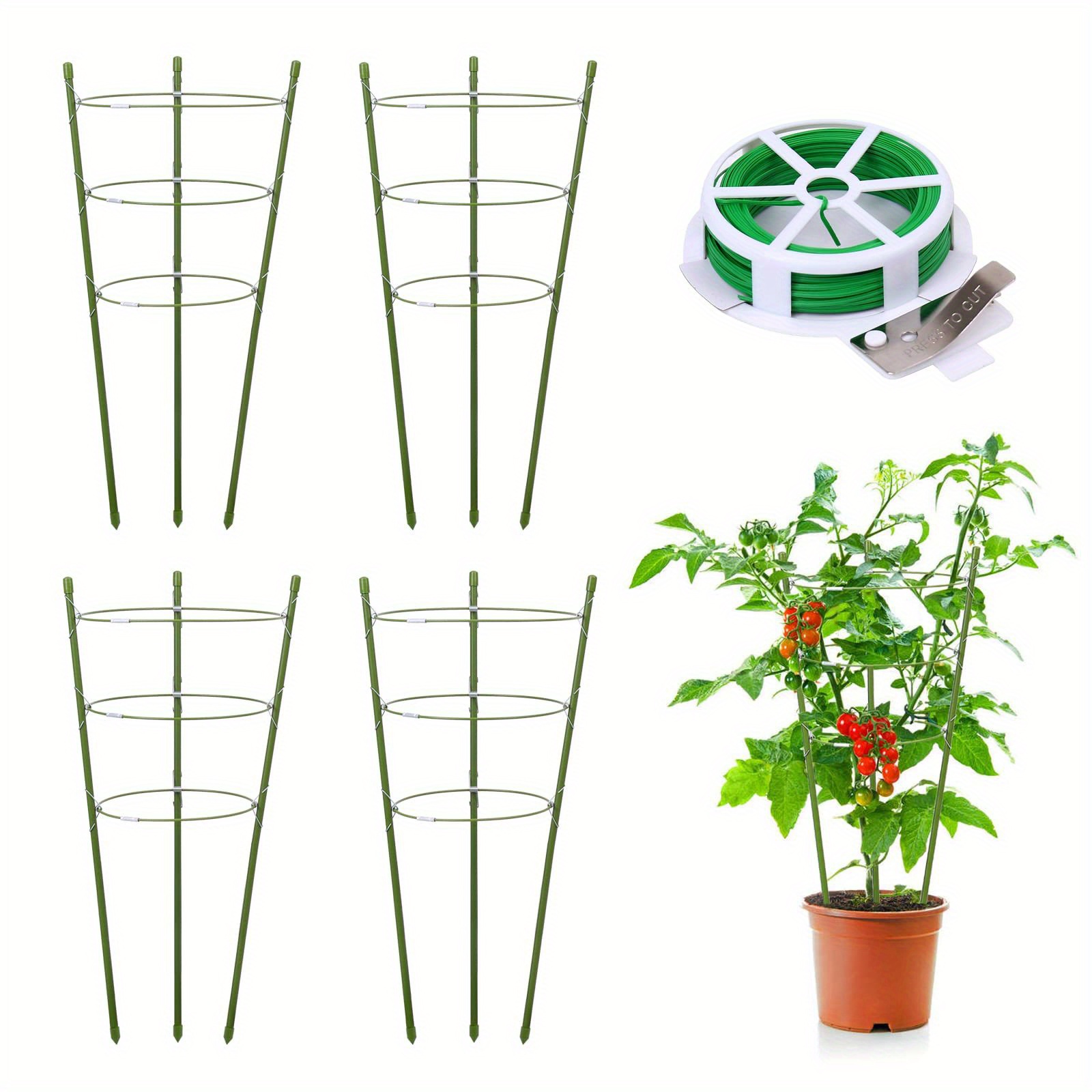 Plant Support Tomato Cages Garden Small Tomato Cages - Temu Australia