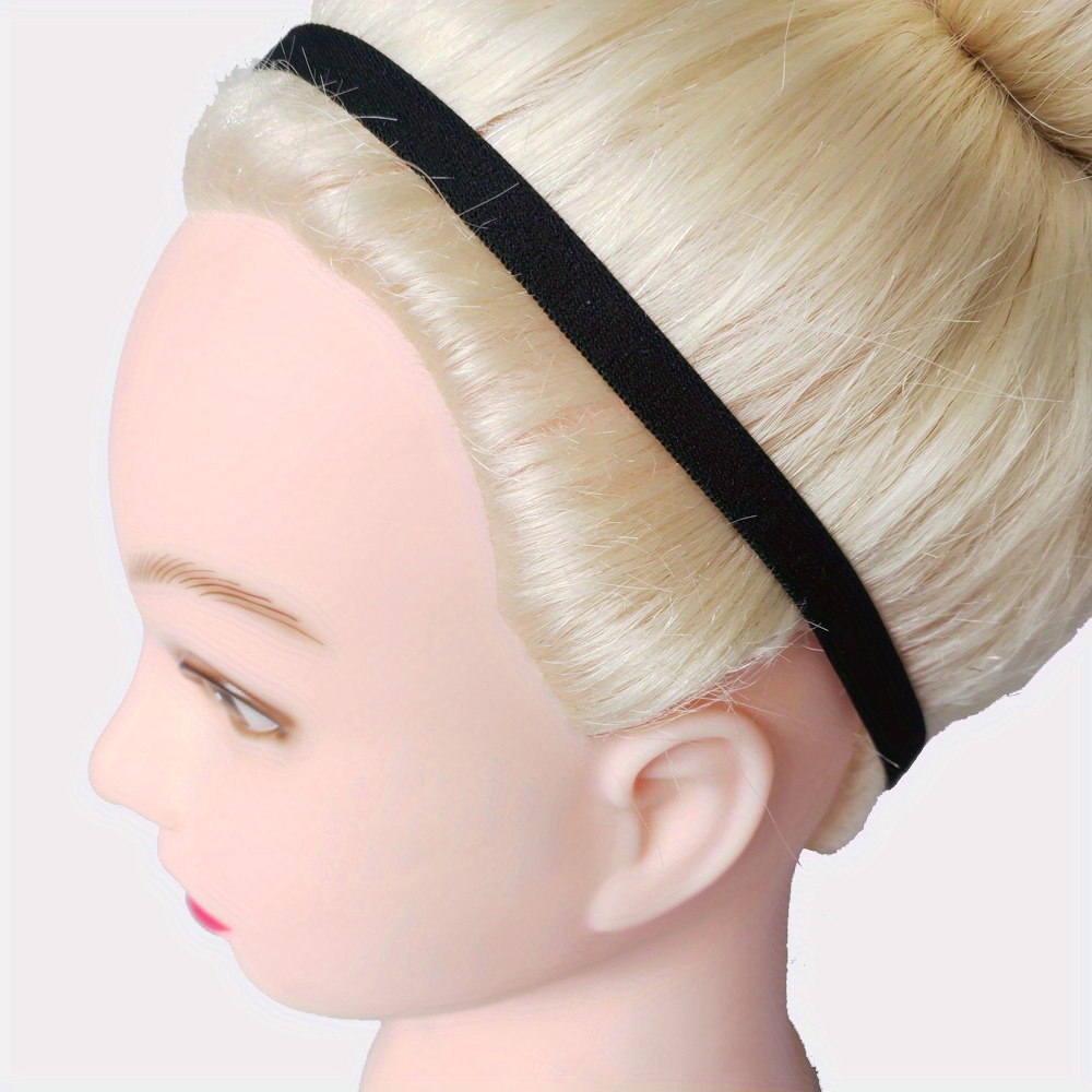 Hair Band Silicone Elastic Rope Sling Band Yoga Headband Non-slip Thin  Headband Running Headwear