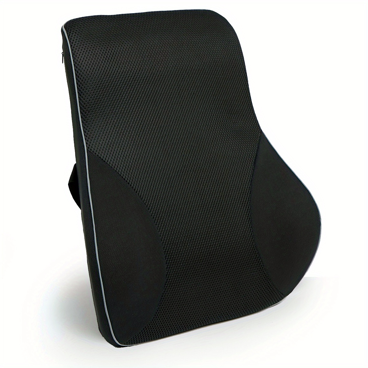 Lumbar Support Car, Back Cushion, Memory Foam Lumbar Support for Car,  Office Chair, Black