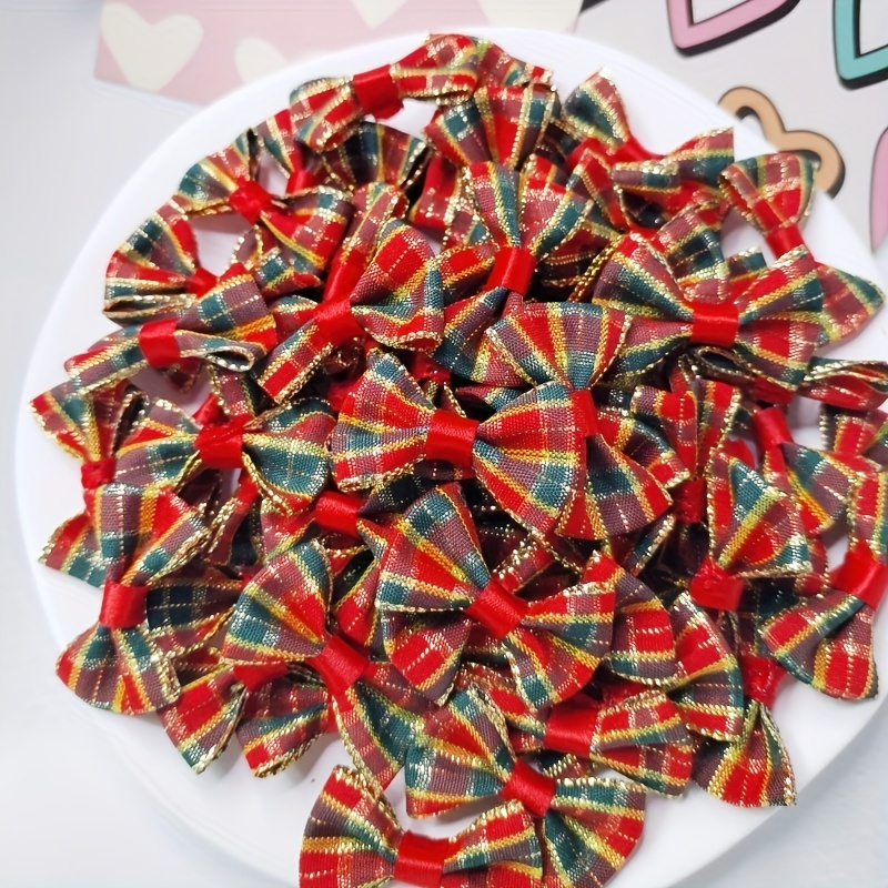 Image of 10-pack Versatile Bows, Handmade Diy Bows For Gift Wrapping, Christmas Decorations, Diy Hair Bows, Headpieces, And Women's Clothing Accessories