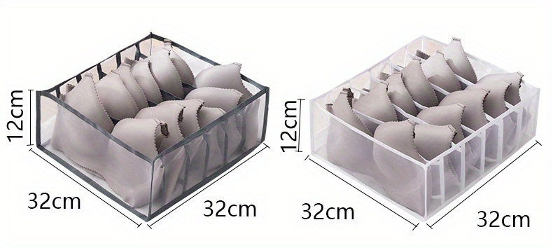 Wardrobe Mesh Clear Multi grid Bra Storage Bag Lightweight - Temu
