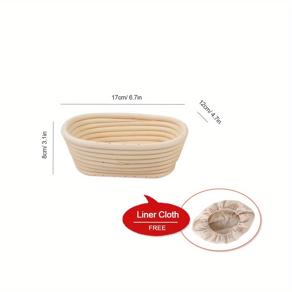 Utensilios para hornear pan, el triángulo de la cesta de la fermentación de  tamaño 23*23*8cm. - China Cesta de pan, pan Canasta y canasta de frutas