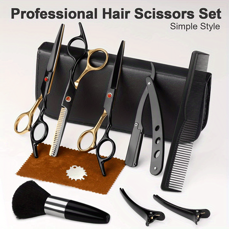 Hair Scissors Hairdresser Scissors e-kwip Education Set - Color Set 5,5  " 2 0424